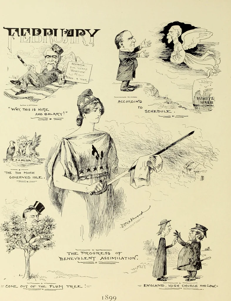 An illustration from Attwood's pictures : an artists's history of the last ten years of the nineteenth century, 1900, leaf 143