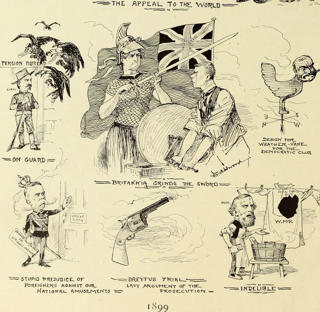 An illustration from Attwood's pictures : an artists's history of the last ten years of the nineteenth century, 1900, leaf 149