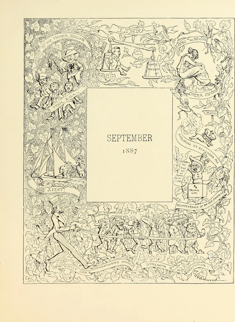 An illustration from Attwood's pictures : an artists's history of the last ten years of the nineteenth century, 1900, leaf 16