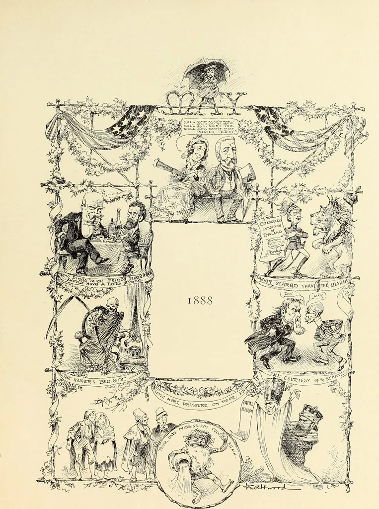 An illustration from Attwood's pictures : an artists's history of the last ten years of the nineteenth century, 1900, leaf 22