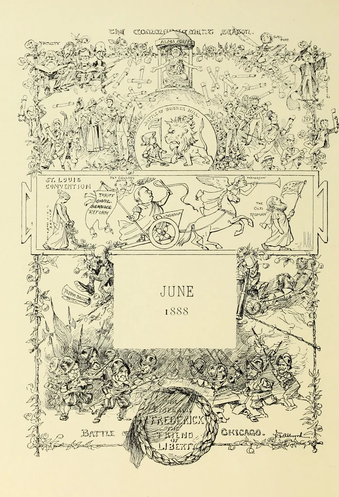An illustration from Attwood's pictures : an artists's history of the last ten years of the nineteenth century, 1900, leaf 23