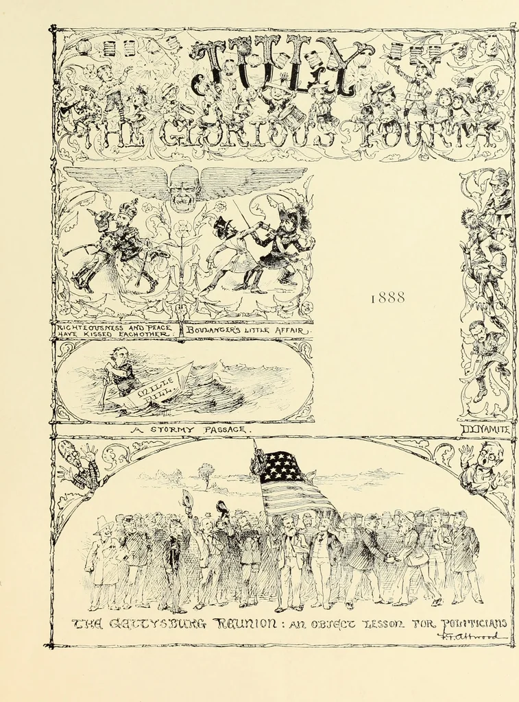 An illustration from Attwood's pictures : an artists's history of the last ten years of the nineteenth century, 1900, leaf 24
