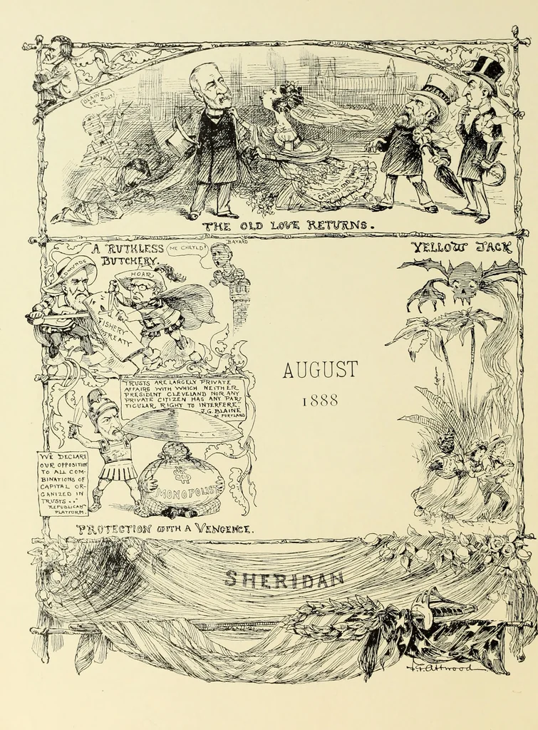 An illustration from Attwood's pictures : an artists's history of the last ten years of the nineteenth century, 1900, leaf 25