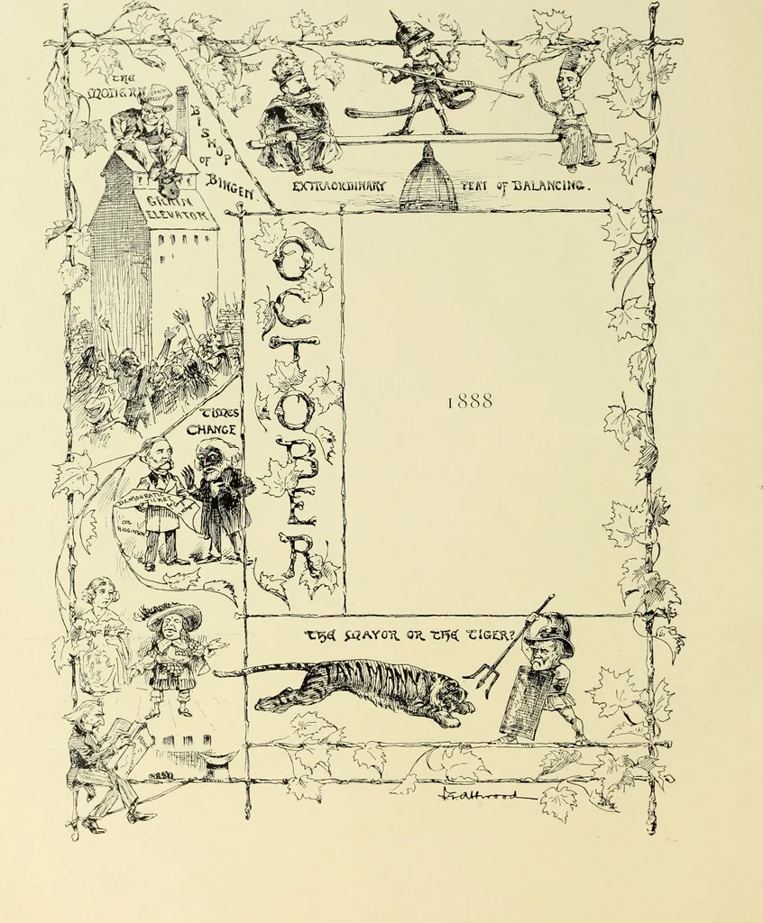An illustration from Attwood's pictures : an artists's history of the last ten years of the nineteenth century, 1900, leaf 27