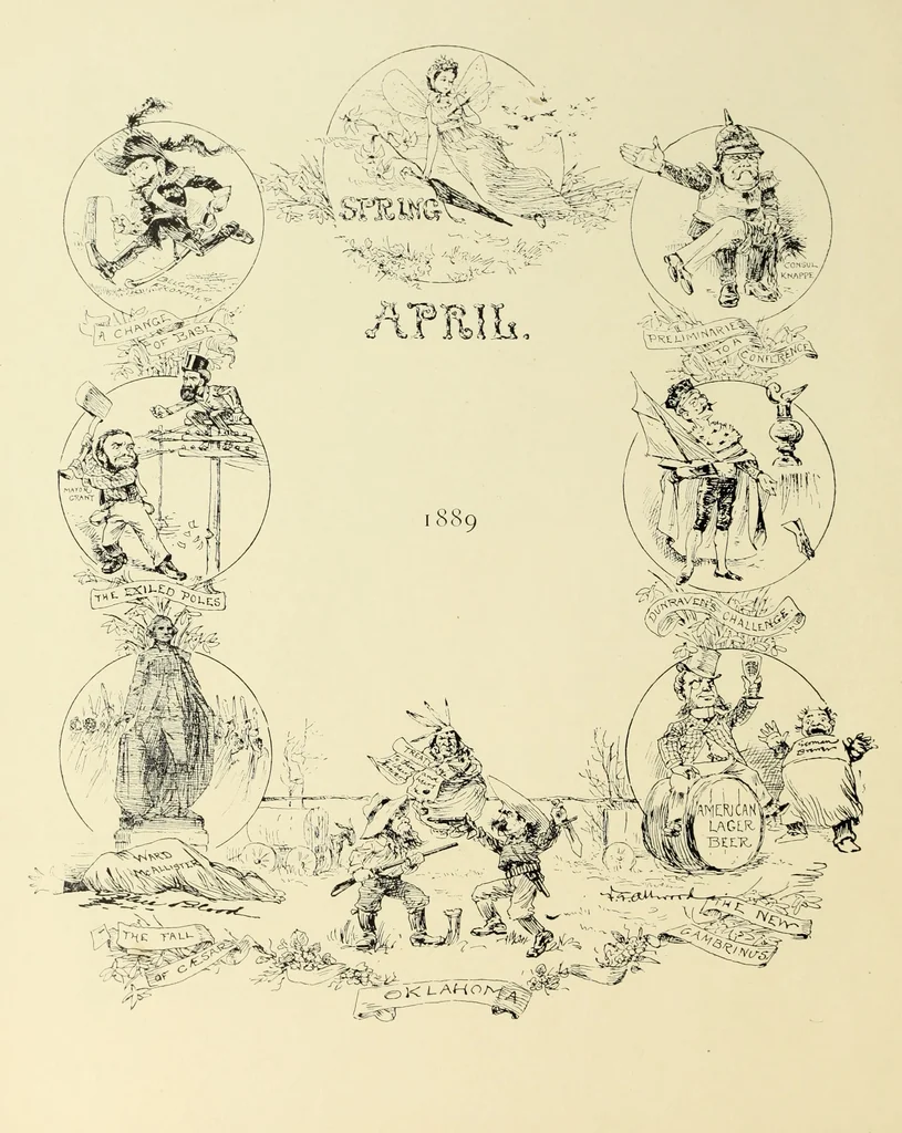 An illustration from Attwood's pictures : an artists's history of the last ten years of the nineteenth century, 1900, leaf 33