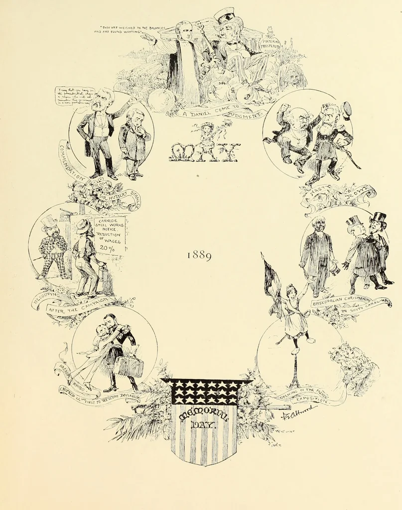 An illustration from Attwood's pictures : an artists's history of the last ten years of the nineteenth century, 1900, leaf 34