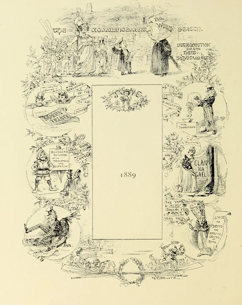 An illustration from Attwood's pictures : an artists's history of the last ten years of the nineteenth century, 1900, leaf 35
