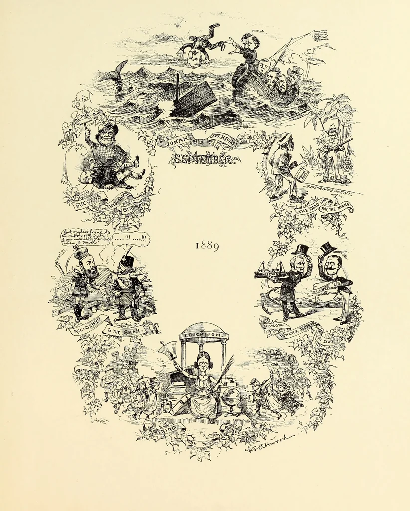 An illustration from Attwood's pictures : an artists's history of the last ten years of the nineteenth century, 1900, leaf 38