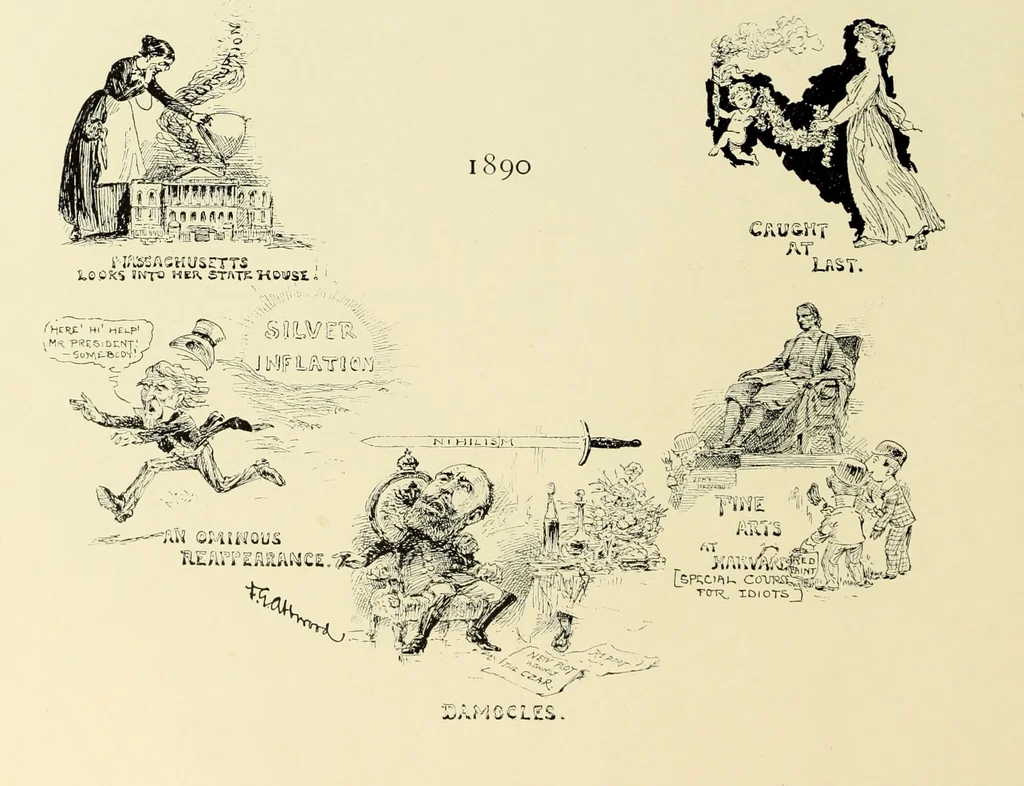 An illustration from Attwood's pictures : an artists's history of the last ten years of the nineteenth century, 1900, leaf 45