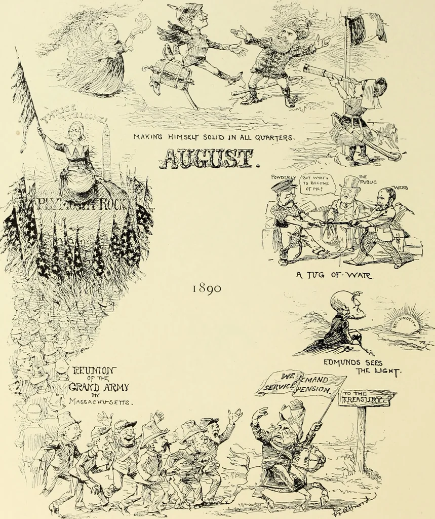 An illustration from Attwood's pictures : an artists's history of the last ten years of the nineteenth century, 1900, leaf 47