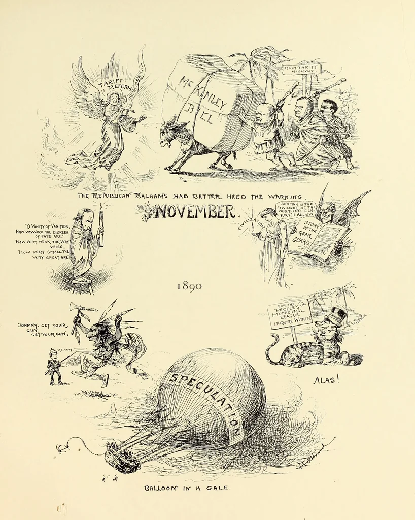An illustration from Attwood's pictures : an artists's history of the last ten years of the nineteenth century, 1900, leaf 50