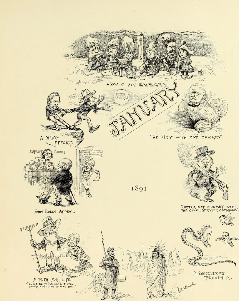 An illustration from Attwood's pictures : an artists's history of the last ten years of the nineteenth century, 1900, leaf 52