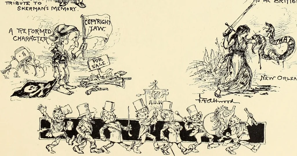 An illustration from Attwood's pictures : an artists's history of the last ten years of the nineteenth century, 1900, leaf 54