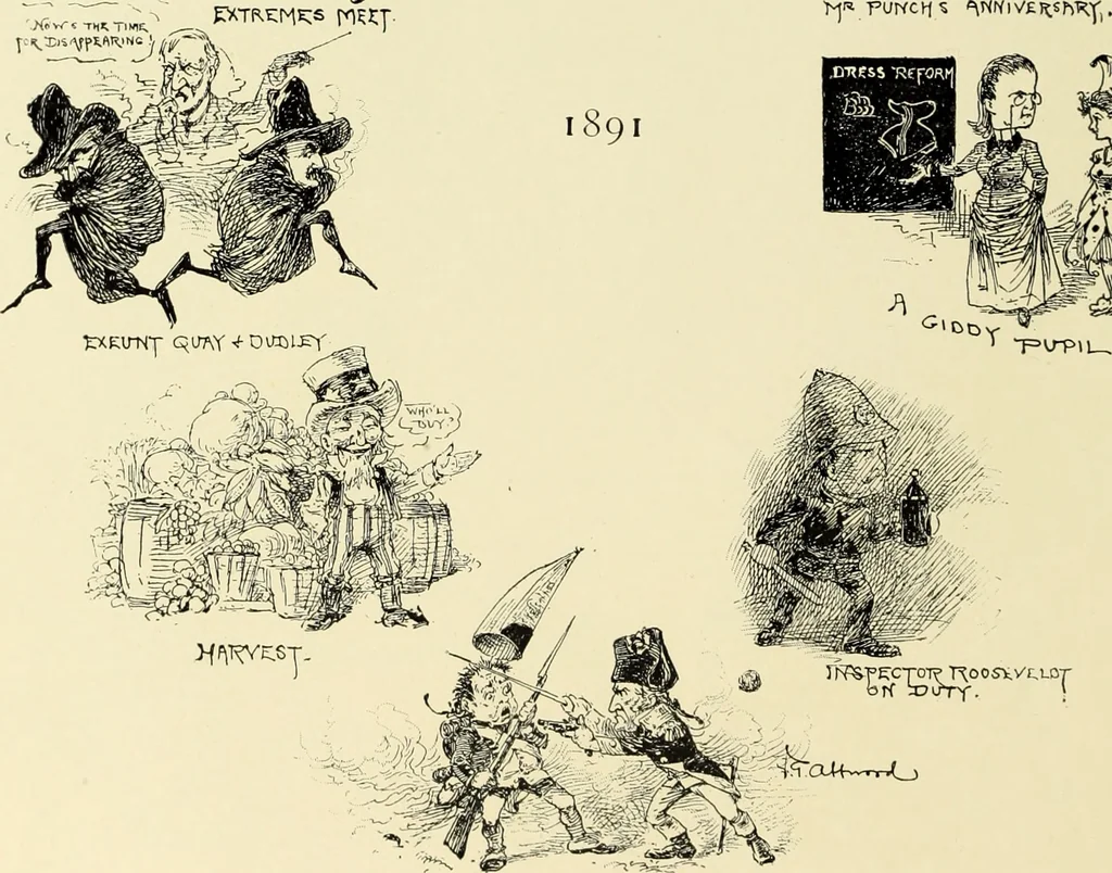 An illustration from Attwood's pictures : an artists's history of the last ten years of the nineteenth century, 1900, leaf 59