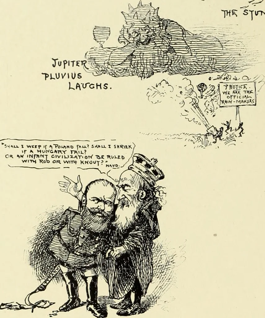 An illustration from Attwood's pictures : an artists's history of the last ten years of the nineteenth century, 1900, leaf 61