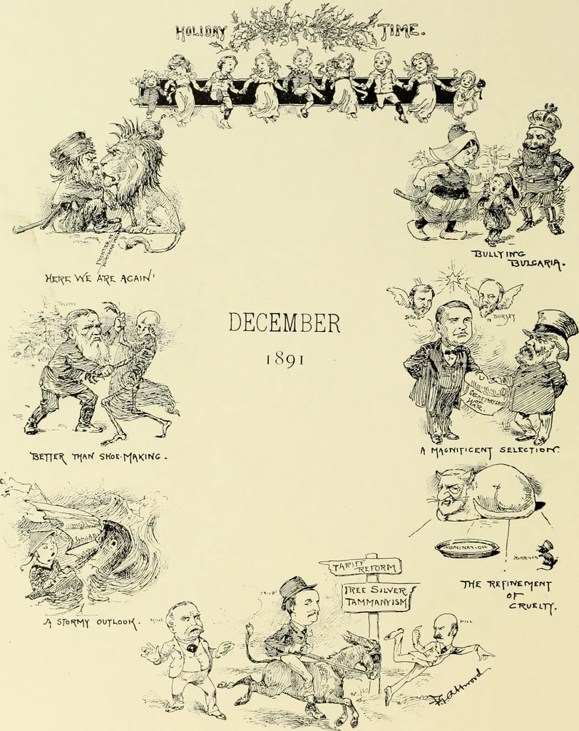 An illustration from Attwood's pictures : an artists's history of the last ten years of the nineteenth century, 1900, leaf 63