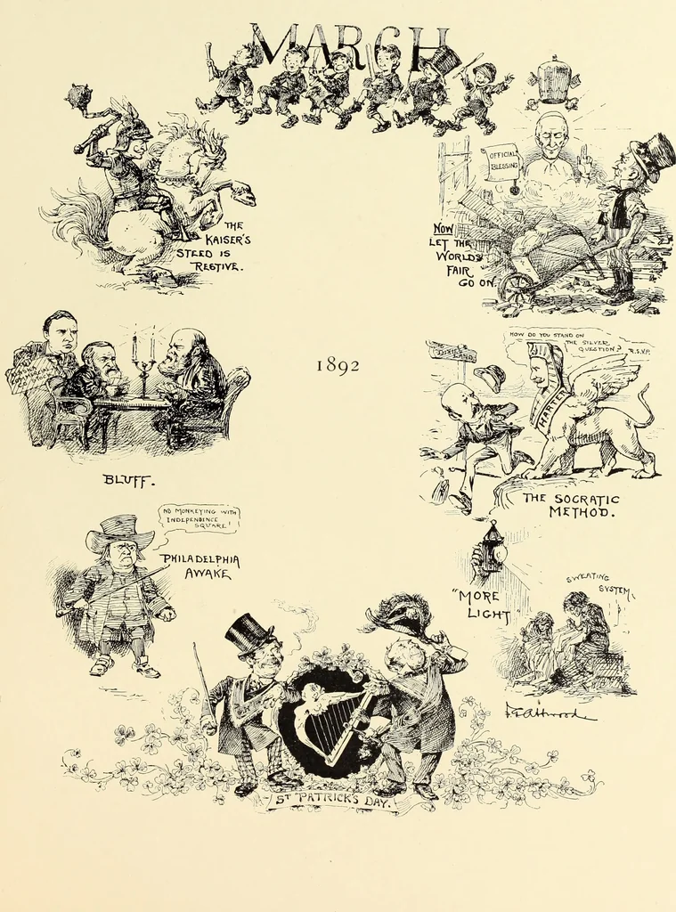 An illustration from Attwood's pictures : an artists's history of the last ten years of the nineteenth century, 1900, leaf 66