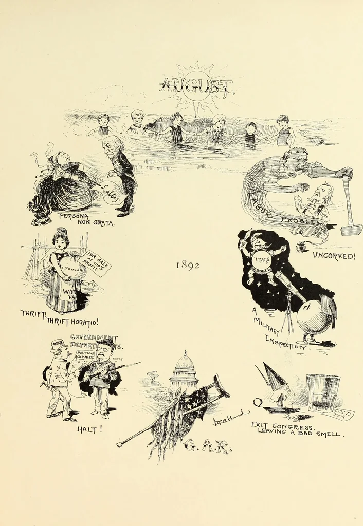 An illustration from Attwood's pictures : an artists's history of the last ten years of the nineteenth century, 1900, leaf 68