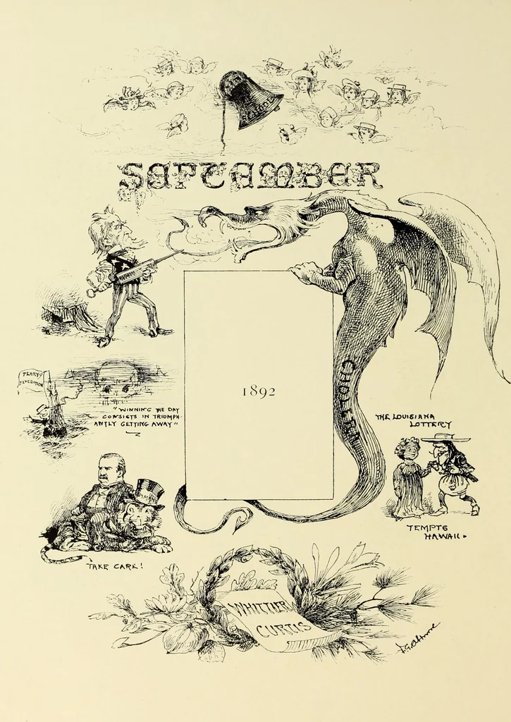 An illustration from Attwood's pictures : an artists's history of the last ten years of the nineteenth century, 1900, leaf 69