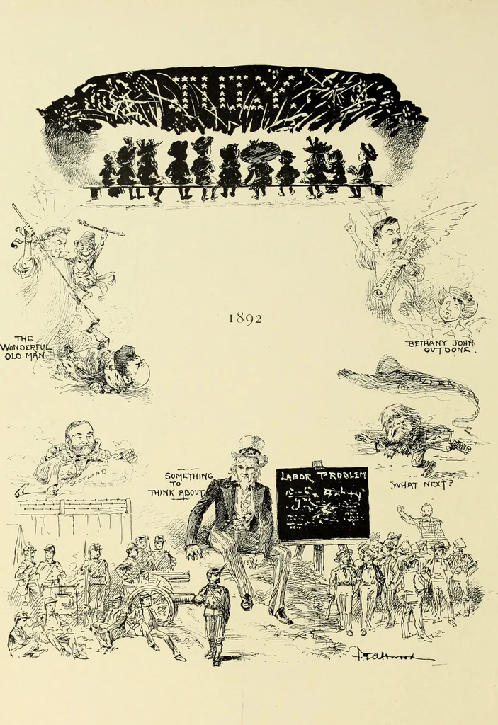 An illustration from Attwood's pictures : an artists's history of the last ten years of the nineteenth century, 1900, leaf 71