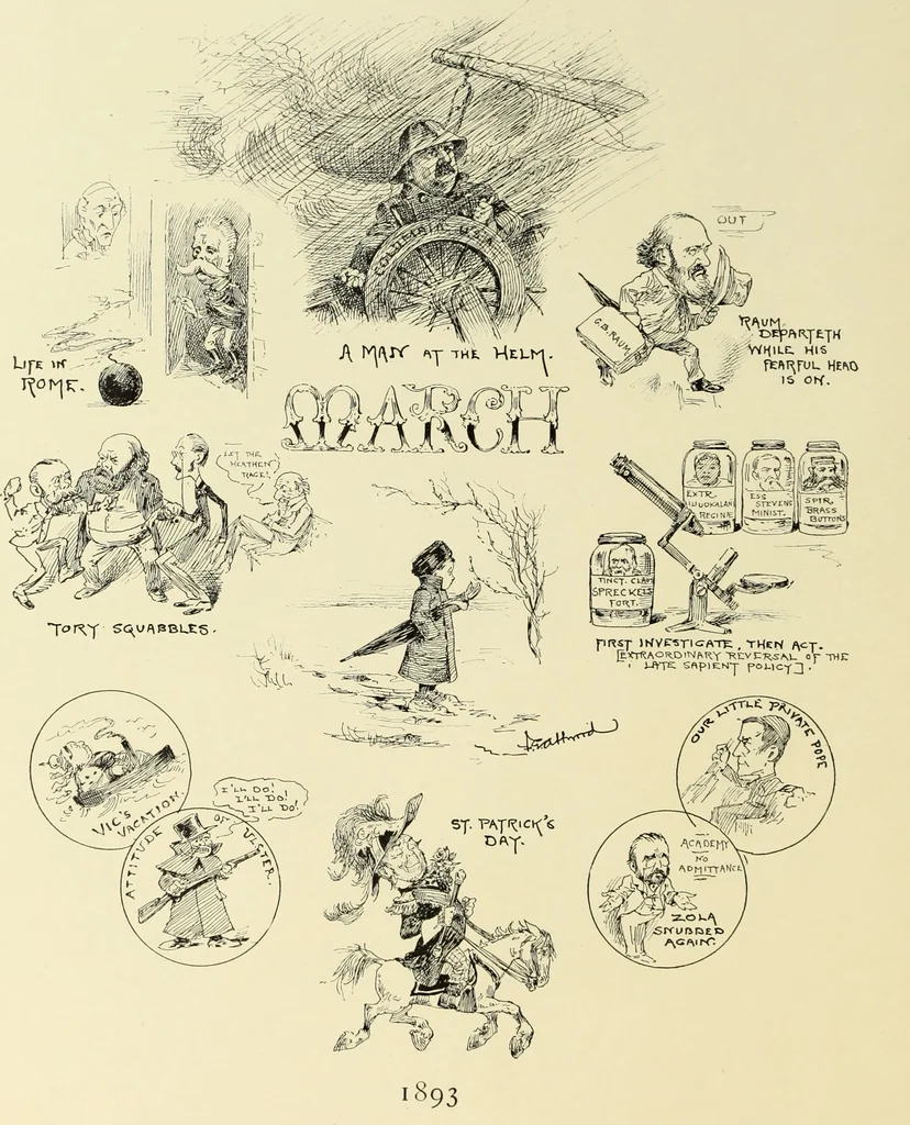 An illustration from Attwood's pictures : an artists's history of the last ten years of the nineteenth century, 1900, leaf 79