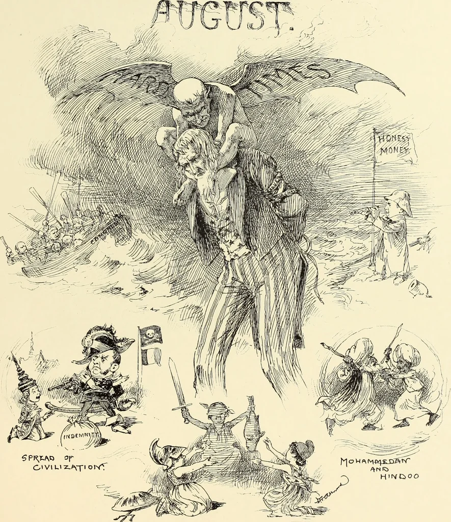 An illustration from Attwood's pictures : an artists's history of the last ten years of the nineteenth century, 1900, leaf 80