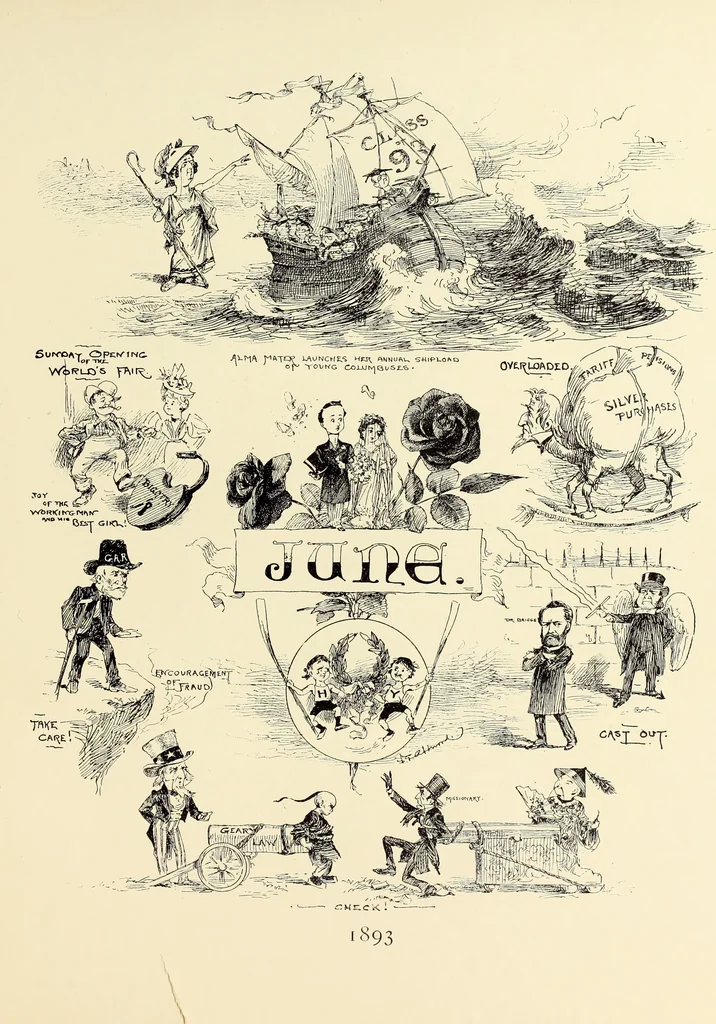 An illustration from Attwood's pictures : an artists's history of the last ten years of the nineteenth century, 1900, leaf 82