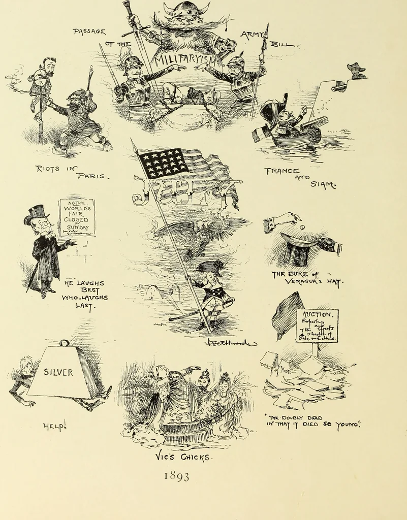 An illustration from Attwood's pictures : an artists's history of the last ten years of the nineteenth century, 1900, leaf 83