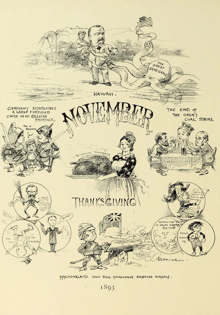 An illustration from Attwood's pictures : an artists's history of the last ten years of the nineteenth century, 1900, leaf 85
