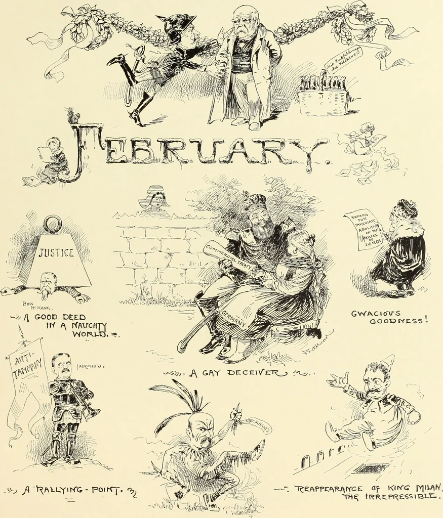An illustration from Attwood's pictures : an artists's history of the last ten years of the nineteenth century, 1900, leaf 88