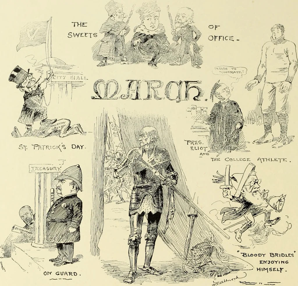 An illustration from Attwood's pictures : an artists's history of the last ten years of the nineteenth century, 1900, leaf 89