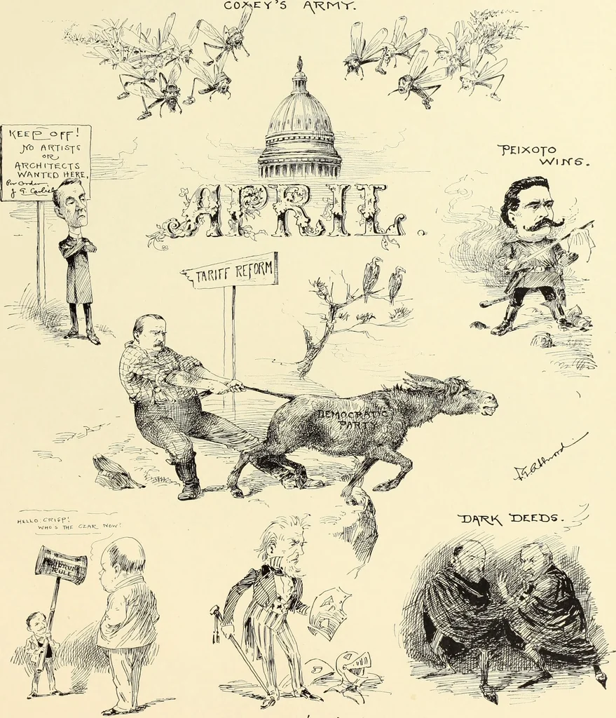 An illustration from Attwood's pictures : an artists's history of the last ten years of the nineteenth century, 1900, leaf 90