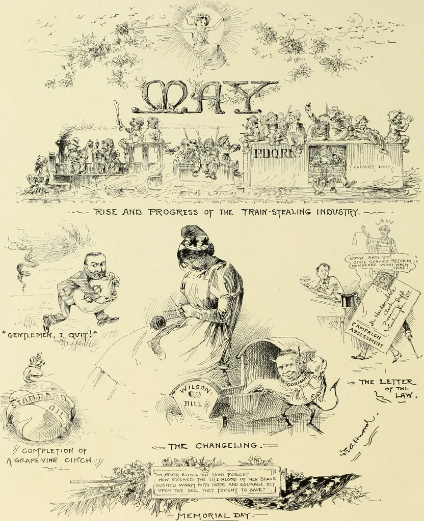 An illustration from Attwood's pictures : an artists's history of the last ten years of the nineteenth century, 1900, leaf 91