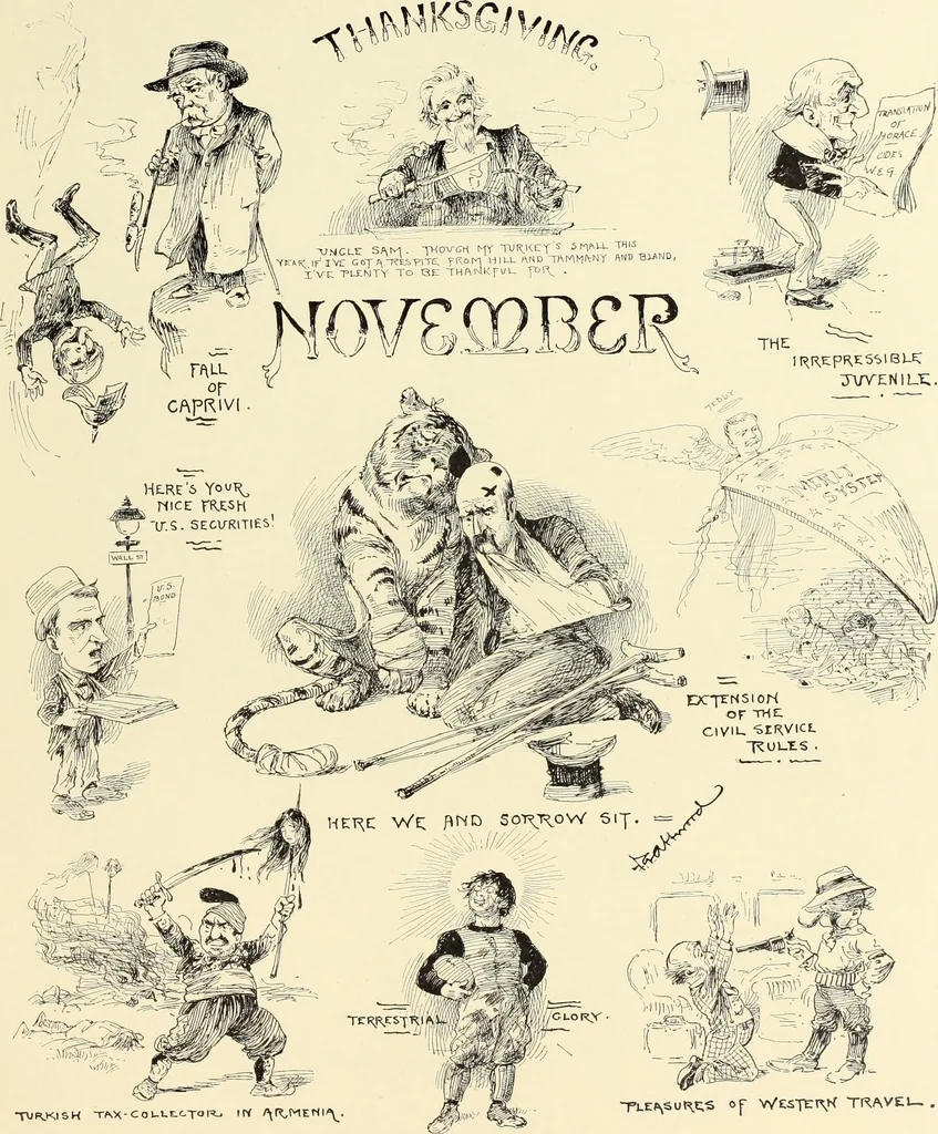 An illustration from Attwood's pictures : an artists's history of the last ten years of the nineteenth century, 1900, leaf 96