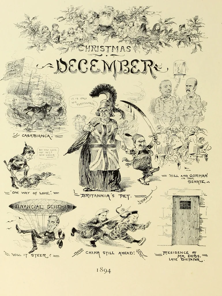 An illustration from Attwood's pictures : an artists's history of the last ten years of the nineteenth century, 1900, leaf 97