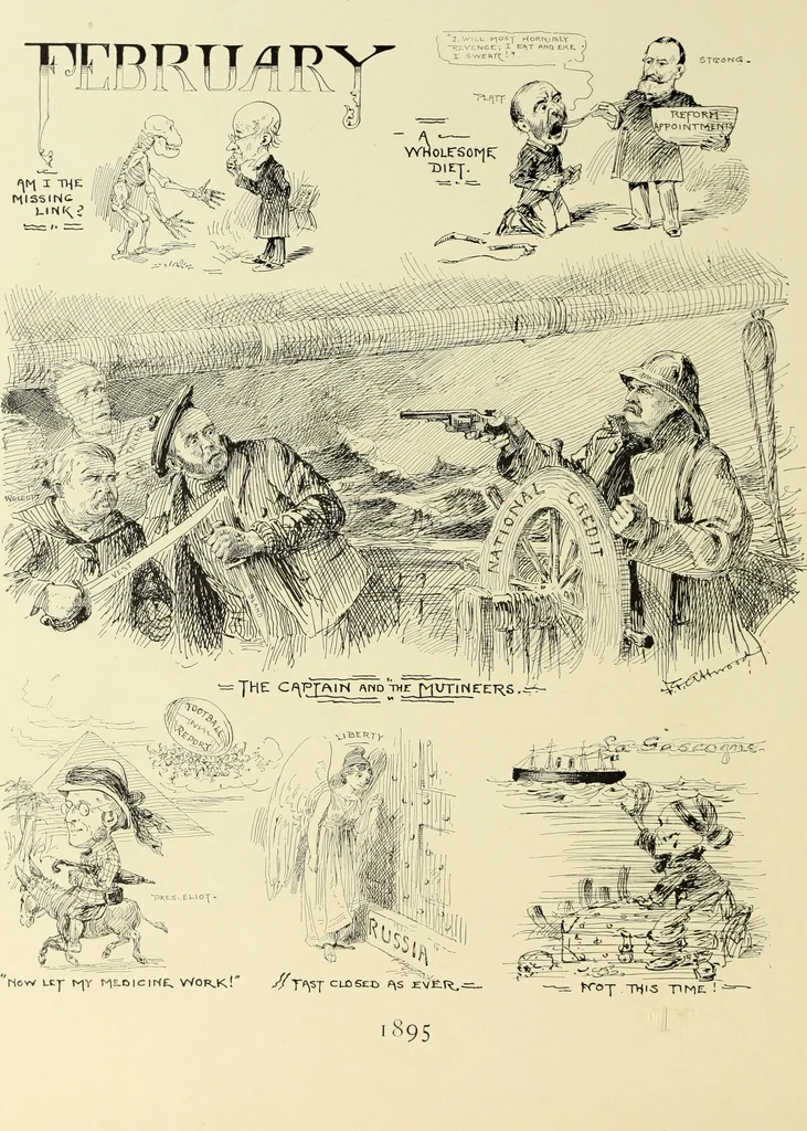 An illustration from Attwood's pictures : an artists's history of the last ten years of the nineteenth century, 1900, leaf 99