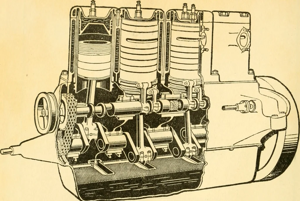 An illustration from Audels answers on automobiles, for owners, operators, repairmen ... including chapters on the storage battery, electric vehicles, motor cycles, overhauling the car, etc. Fully illustrated and indexed, 1911, leaf 11