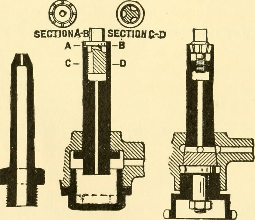 An illustration from Audels answers on automobiles, for owners, operators, repairmen ... including chapters on the storage battery, electric vehicles, motor cycles, overhauling the car, etc. Fully illustrated and indexed, 1911, leaf 111