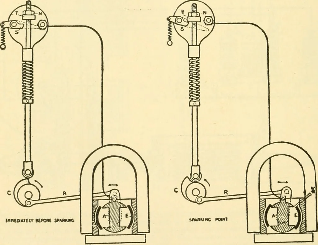 An illustration from Audels answers on automobiles, for owners, operators, repairmen ... including chapters on the storage battery, electric vehicles, motor cycles, overhauling the car, etc. Fully illustrated and indexed, 1911, leaf 185