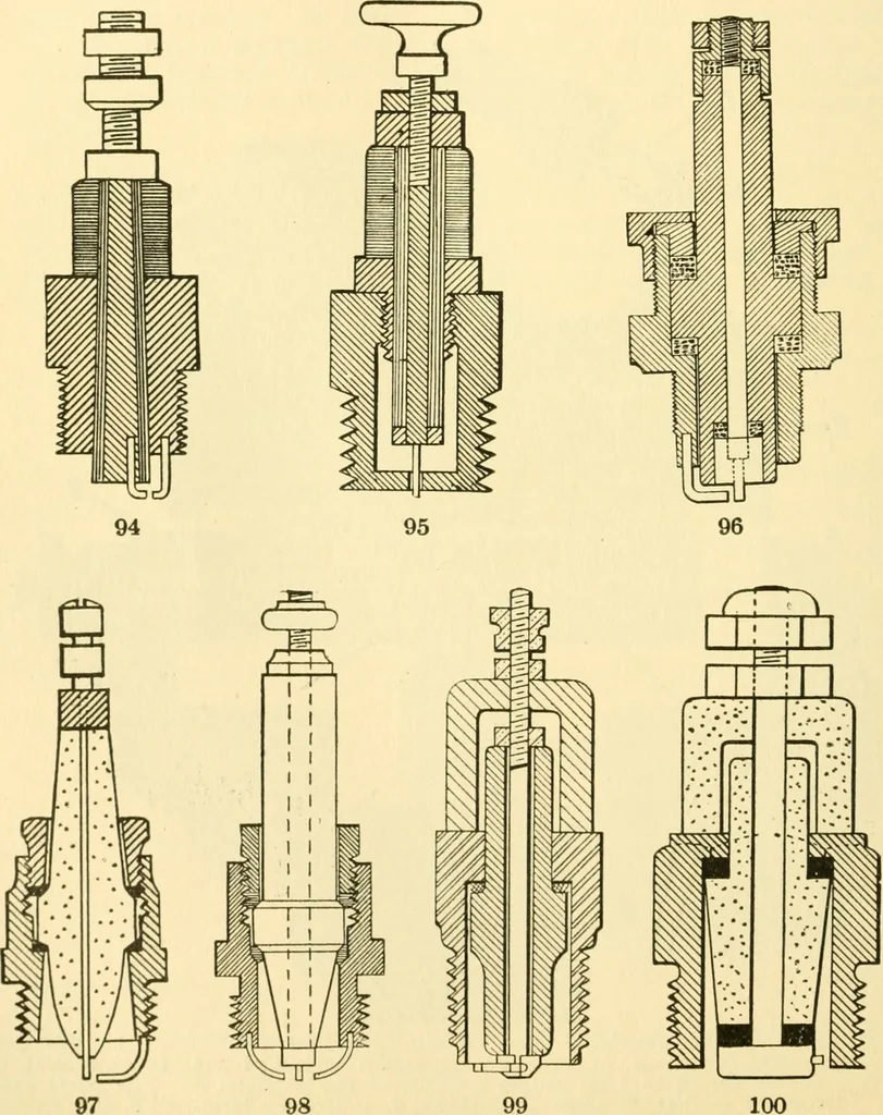 An illustration from Audels answers on automobiles, for owners, operators, repairmen ... including chapters on the storage battery, electric vehicles, motor cycles, overhauling the car, etc. Fully illustrated and indexed, 1911, leaf 205