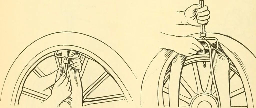 An illustration from Audels answers on automobiles, for owners, operators, repairmen ... including chapters on the storage battery, electric vehicles, motor cycles, overhauling the car, etc. Fully illustrated and indexed, 1911, leaf 353