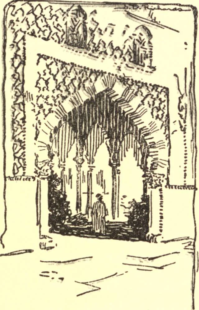 An illustration from Audiences : a few suggestions to those who look and listen, 1896, leaf 37
