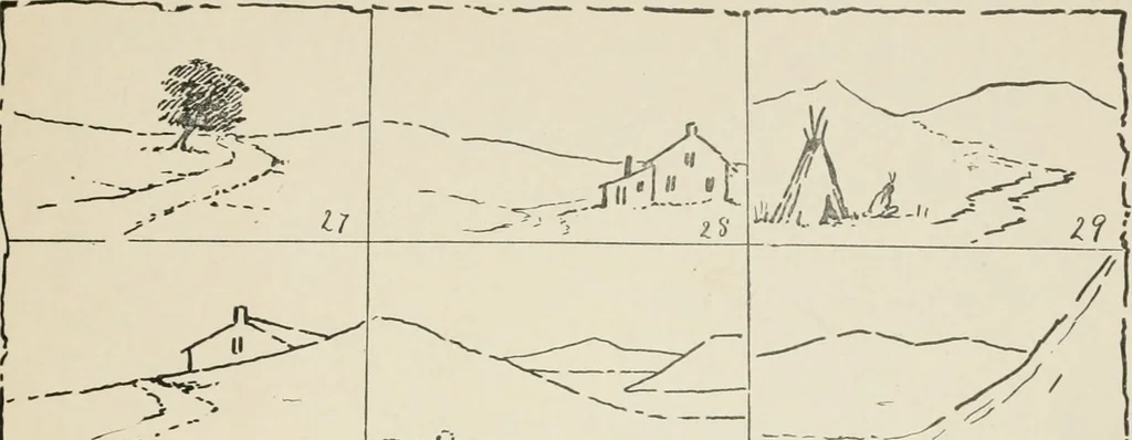 An illustration from Augsburg's drawing, book 2, 1901, leaf 32