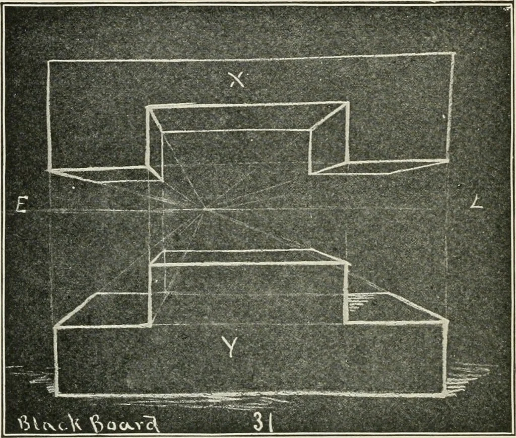 An illustration from Augsburg's drawing, book 2, 1901, leaf 57