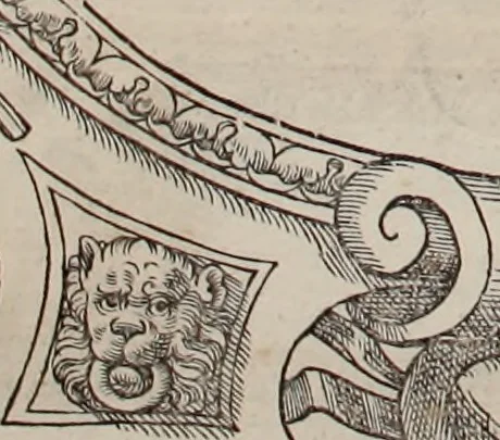 An illustration from Augustissimorum imperatorum, serenissimorum regum, atque archiducum, illustrissimorum principum, necnon comitum, baronum, nobilium, aliorumq[ue] clarissimorum virorum, qui aut ipsi cum imperio bellorum duces fuerunt, aut in iisdem præfecturis insignioribus laudabiliter functi sunt, verissimæ imagines, & rerum ab ipsis domi, forisq[ue] gestarum succinctæ descriptiones. Quorum arma, aut integra, aut horum partes, quibus induti, vsique aduersus hostem heroica facinora patrarunt, aut quorum auspiciis tàm prospera quàm aduersa fortuna res magnæ gestæ sunt, à serenissimo principe Ferdinando, archiduce Austriæ, duce Burgundiæ, comte Habspurgi & Tyrolis &c. ex omnibus ferè orbis terrarum prouinciis partim conquista, partim ab illorum hæredibus & successoribus transmissa, in celebri Ambrosianæ arcis armamentario, à sua serenitate non procul ciutate Oenipontana extructo, conspiciuntur, 1601, leaf 147