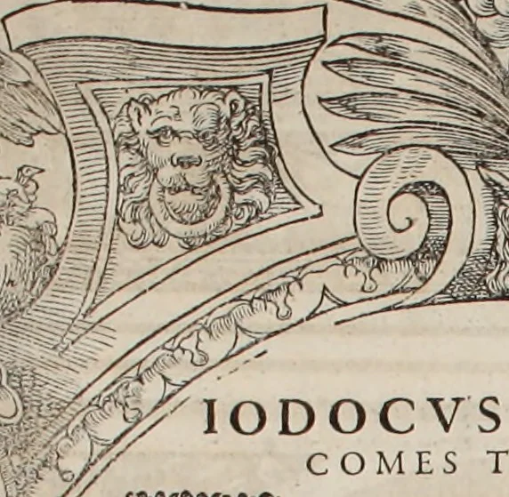 An illustration from Augustissimorum imperatorum, serenissimorum regum, atque archiducum, illustrissimorum principum, necnon comitum, baronum, nobilium, aliorumq[ue] clarissimorum virorum, qui aut ipsi cum imperio bellorum duces fuerunt, aut in iisdem præfecturis insignioribus laudabiliter functi sunt, verissimæ imagines, & rerum ab ipsis domi, forisq[ue] gestarum succinctæ descriptiones. Quorum arma, aut integra, aut horum partes, quibus induti, vsique aduersus hostem heroica facinora patrarunt, aut quorum auspiciis tàm prospera quàm aduersa fortuna res magnæ gestæ sunt, à serenissimo principe Ferdinando, archiduce Austriæ, duce Burgundiæ, comte Habspurgi & Tyrolis &c. ex omnibus ferè orbis terrarum prouinciis partim conquista, partim ab illorum hæredibus & successoribus transmissa, in celebri Ambrosianæ arcis armamentario, à sua serenitate non procul ciutate Oenipontana extructo, conspiciuntur, 1601, leaf 153