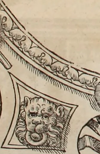 An illustration from Augustissimorum imperatorum, serenissimorum regum, atque archiducum, illustrissimorum principum, necnon comitum, baronum, nobilium, aliorumq[ue] clarissimorum virorum, qui aut ipsi cum imperio bellorum duces fuerunt, aut in iisdem præfecturis insignioribus laudabiliter functi sunt, verissimæ imagines, & rerum ab ipsis domi, forisq[ue] gestarum succinctæ descriptiones. Quorum arma, aut integra, aut horum partes, quibus induti, vsique aduersus hostem heroica facinora patrarunt, aut quorum auspiciis tàm prospera quàm aduersa fortuna res magnæ gestæ sunt, à serenissimo principe Ferdinando, archiduce Austriæ, duce Burgundiæ, comte Habspurgi & Tyrolis &c. ex omnibus ferè orbis terrarum prouinciis partim conquista, partim ab illorum hæredibus & successoribus transmissa, in celebri Ambrosianæ arcis armamentario, à sua serenitate non procul ciutate Oenipontana extructo, conspiciuntur, 1601, leaf 167
