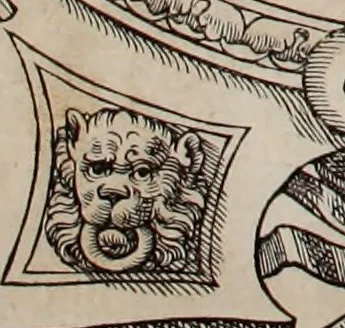 An illustration from Augustissimorum imperatorum, serenissimorum regum, atque archiducum, illustrissimorum principum, necnon comitum, baronum, nobilium, aliorumq[ue] clarissimorum virorum, qui aut ipsi cum imperio bellorum duces fuerunt, aut in iisdem præfecturis insignioribus laudabiliter functi sunt, verissimæ imagines, & rerum ab ipsis domi, forisq[ue] gestarum succinctæ descriptiones. Quorum arma, aut integra, aut horum partes, quibus induti, vsique aduersus hostem heroica facinora patrarunt, aut quorum auspiciis tàm prospera quàm aduersa fortuna res magnæ gestæ sunt, à serenissimo principe Ferdinando, archiduce Austriæ, duce Burgundiæ, comte Habspurgi & Tyrolis &c. ex omnibus ferè orbis terrarum prouinciis partim conquista, partim ab illorum hæredibus & successoribus transmissa, in celebri Ambrosianæ arcis armamentario, à sua serenitate non procul ciutate Oenipontana extructo, conspiciuntur, 1601, leaf 21