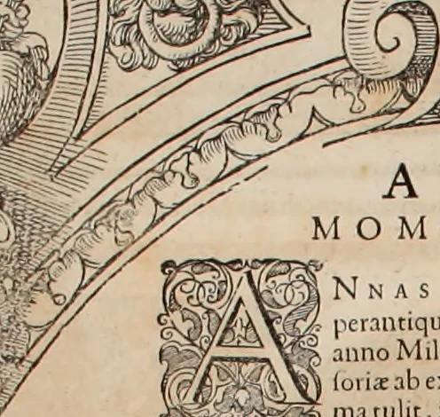 An illustration from Augustissimorum imperatorum, serenissimorum regum, atque archiducum, illustrissimorum principum, necnon comitum, baronum, nobilium, aliorumq[ue] clarissimorum virorum, qui aut ipsi cum imperio bellorum duces fuerunt, aut in iisdem præfecturis insignioribus laudabiliter functi sunt, verissimæ imagines, & rerum ab ipsis domi, forisq[ue] gestarum succinctæ descriptiones. Quorum arma, aut integra, aut horum partes, quibus induti, vsique aduersus hostem heroica facinora patrarunt, aut quorum auspiciis tàm prospera quàm aduersa fortuna res magnæ gestæ sunt, à serenissimo principe Ferdinando, archiduce Austriæ, duce Burgundiæ, comte Habspurgi & Tyrolis &c. ex omnibus ferè orbis terrarum prouinciis partim conquista, partim ab illorum hæredibus & successoribus transmissa, in celebri Ambrosianæ arcis armamentario, à sua serenitate non procul ciutate Oenipontana extructo, conspiciuntur, 1601, leaf 243