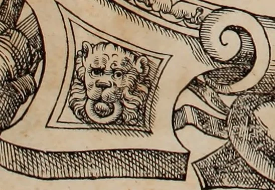An illustration from Augustissimorum imperatorum, serenissimorum regum, atque archiducum, illustrissimorum principum, necnon comitum, baronum, nobilium, aliorumq[ue] clarissimorum virorum, qui aut ipsi cum imperio bellorum duces fuerunt, aut in iisdem præfecturis insignioribus laudabiliter functi sunt, verissimæ imagines, & rerum ab ipsis domi, forisq[ue] gestarum succinctæ descriptiones. Quorum arma, aut integra, aut horum partes, quibus induti, vsique aduersus hostem heroica facinora patrarunt, aut quorum auspiciis tàm prospera quàm aduersa fortuna res magnæ gestæ sunt, à serenissimo principe Ferdinando, archiduce Austriæ, duce Burgundiæ, comte Habspurgi & Tyrolis &c. ex omnibus ferè orbis terrarum prouinciis partim conquista, partim ab illorum hæredibus & successoribus transmissa, in celebri Ambrosianæ arcis armamentario, à sua serenitate non procul ciutate Oenipontana extructo, conspiciuntur, 1601, leaf 253